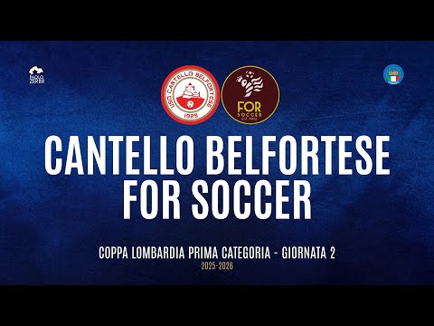 [HIGHLIGHTS] Coppa Lombardia First Category 25/26 | Matchday 2 | Cantello - For Soccer