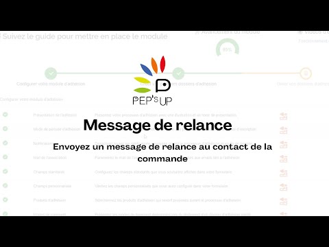 Message relance