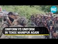 Fiery Police Vs Assam Rifles Fight In Manipur Don T Cross The Line Viral