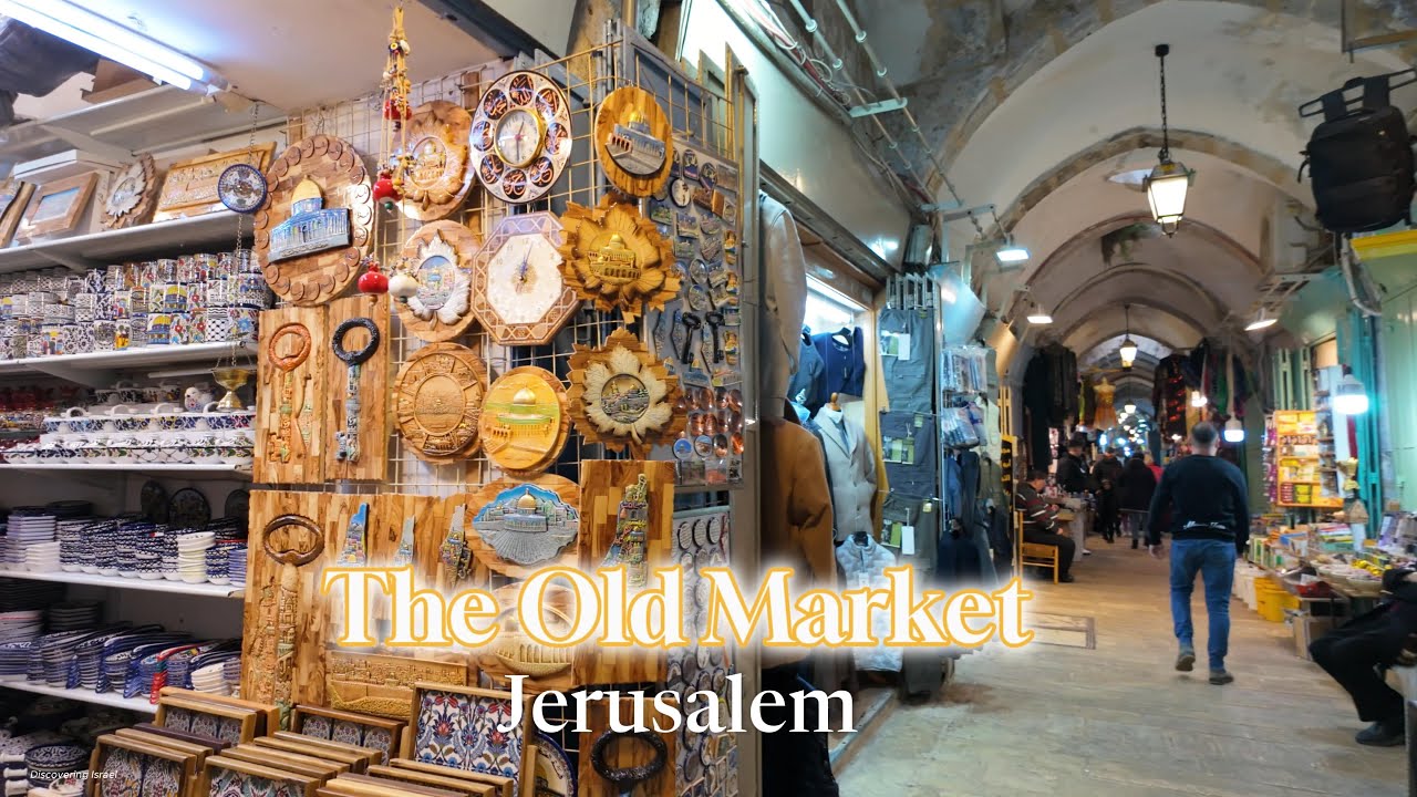 The Old City Market in Jerusalem.Israel 2025