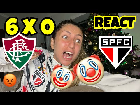 HUMILHADOS NO  MARACANÃ, REACT SOFRIDO- FLUMINENSE 6 X 0 SÃO PAULO 