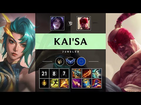 Kai'Sa Jungle vs Lee Sin - EUW Diamond Patch 25.15