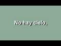 No Hay Cielo - Franco de Vita - Letra - HD
