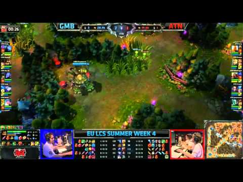 LCS 2013 EU Summer W4D1- GMB vs ATN Recap