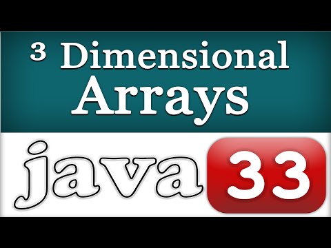 Three Dimensional Array 3 D | Java Programming Video Tutorial for Beginners