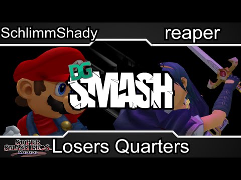 DGSmash2 - SchlimmShady (Mario) Vs. HEIR | reaper (Marth) - Losers Quarters - Melee