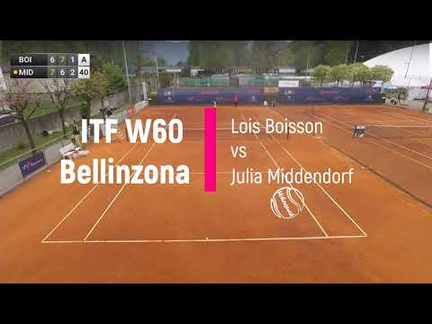 Lois Boisson vs Julia Middendorf - W60 Bellinzona