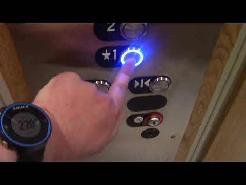 WEIRD Symmetry Hydraulic LULA Elevator (*1-3) @ Open Hearth Lodge, Sister Bay, WI