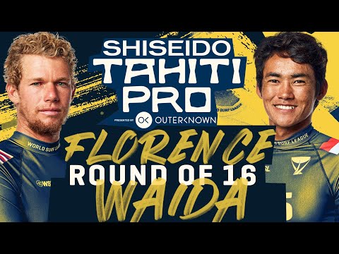John John Florence vs Rio Waida | SHISEIDO Tahiti Pro - Round of 16 Heat Replay