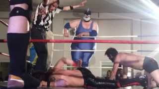 preview picture of video 'MWA New Year Relaunch 2014″ Wrestling in Lübeck am 11.01.2014'