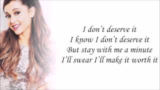 Ariana Grande - One Last Time (with Lyrics)