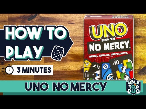 How to Play Uno No Mercy