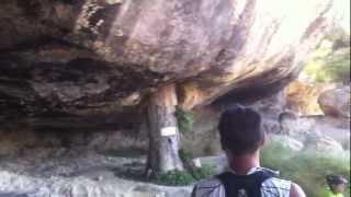 preview picture of video 'Desprendimiento de rocas en la cueva negra Fortuna Murcia España'