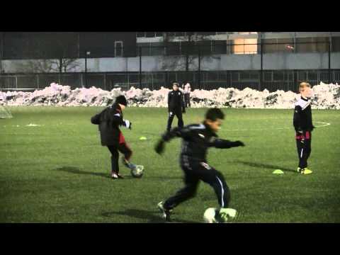 23 jan 2013 Niek traint met Feyenoord E-top