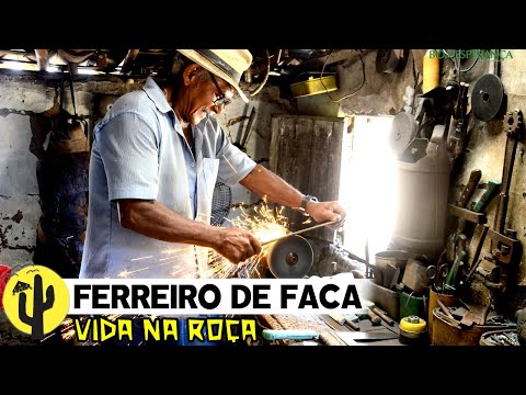 [VIDA NA ROÇA] FERREIRO de FACA Sr. Geraldo, restaura Ferramentas que levamos para ele - Parte 01 🌵