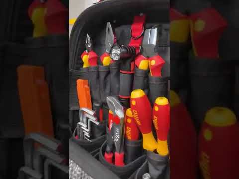 Wiha Minkštas elektroninis PlusMinus / Phillips atsuktuvas nustatytas 2-dalyje lizdinės plokštelės (32281) video