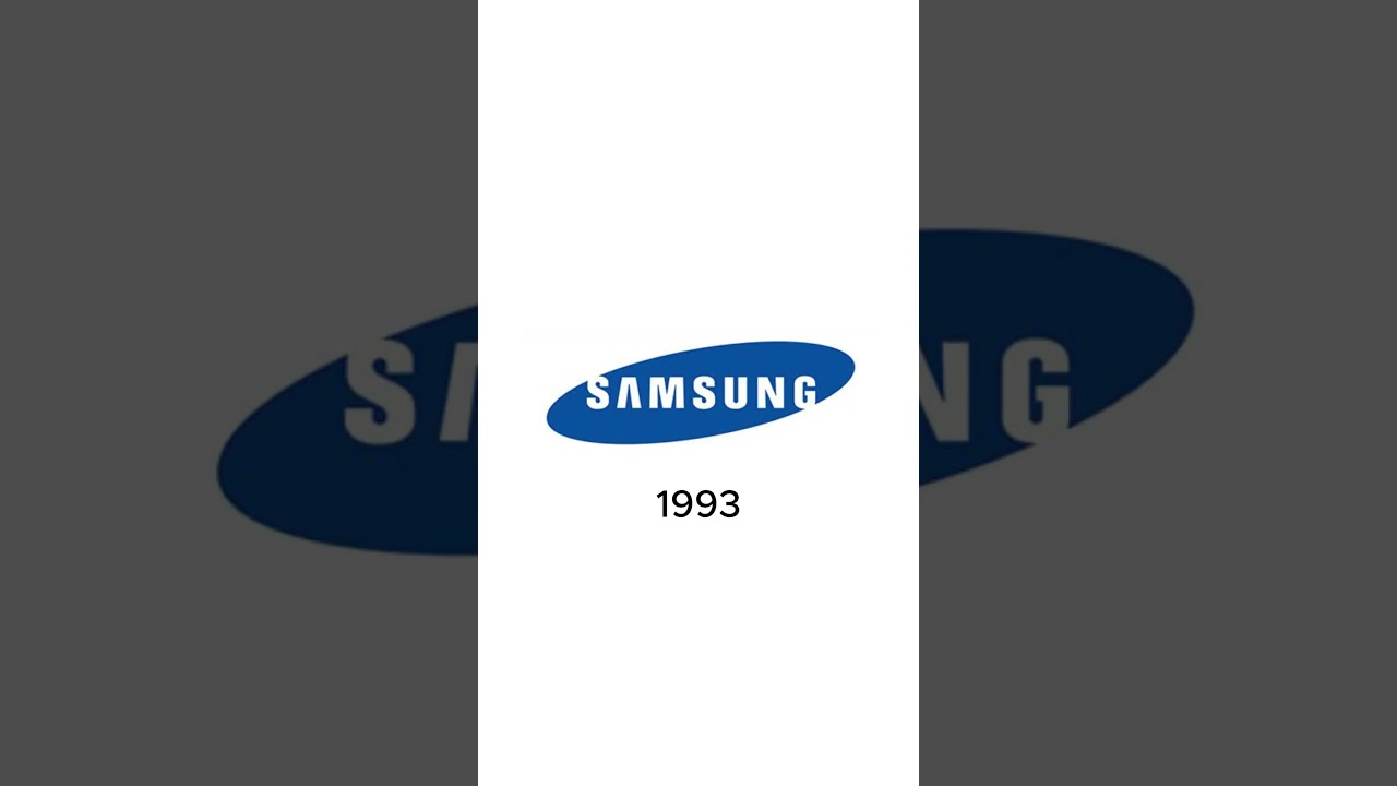 Evolution of SAMSUNG LOGO! #samsung #samsunggalaxy #logoevolutions