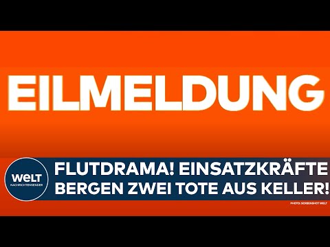 FLUT-DRAMA: Baden-Württemberg! Einsatzkräfte bergen zwei Tote aus Keller in Schorndorf