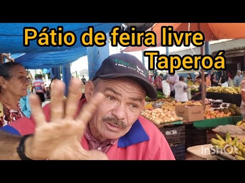 Pátio de feira livre em Taperoá PB 👍🤝🤣