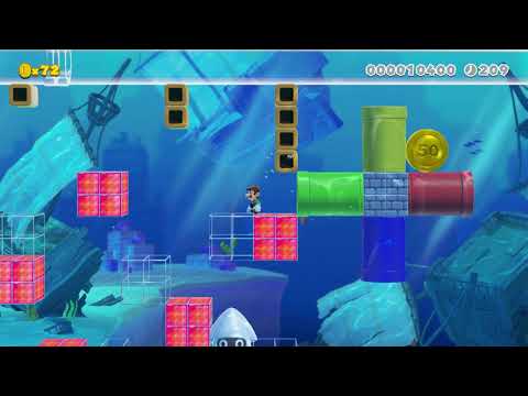 Super Mario Maker 2 Level Showcase: Water Park