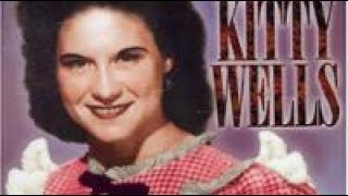 Kitty Wells - It Wasn't God Who Made Honky Tonk Angels (Lyrics on screen)
