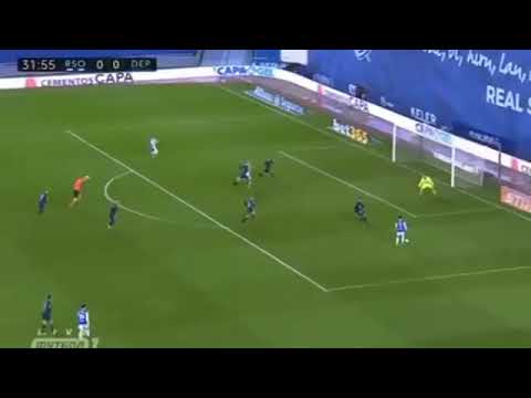 real sociedad deportivo 1:0 goal Willian jose