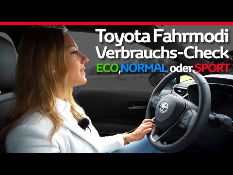 Toyota Fahrmodus Verbrauchs-Vergleich - ECO, NORMAL, SPORT | Corolla 2,0L Hybrid