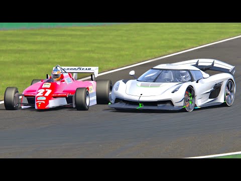 Koenigsegg Jesko vs Ferrari F1 1982 - Monza
