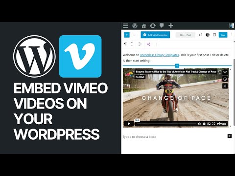How To Embed Vimeo Videos on Your WordPress Website? 🖇🎬