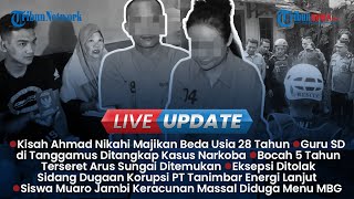 LIVE UPDATE: Kisah Cinta Beda 28 Tahun di Ponorogo Ahmad Nikahi Majikan, Guru SD Kena Kasus Narkoba