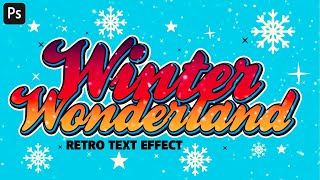 How to Create Colorful Text Effect Photoshop | Retro Text Effect in Photoshop 2021