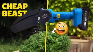 I Bought the Cheapest Mini Chainsaw on Amazon… and It BLEW ME AWAY