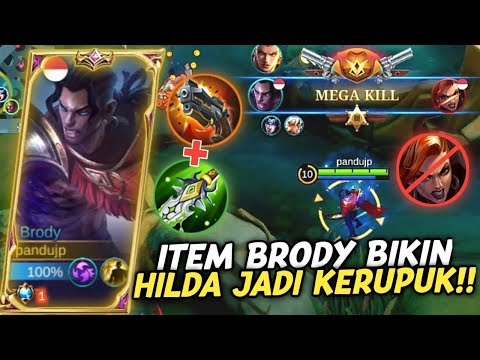 BEGINI CARA BRODY BIKIN HILDA TANK JADI KERUPUK ! BUILD BRODY TERSAKIT 2023 ! - MOBILE LEGENDS