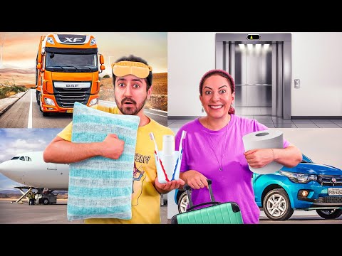 Transformamos tudo em Casa: Avião, Ônibus, Elevador, Caminhão e mais | Gabriel e Shirley 2.0