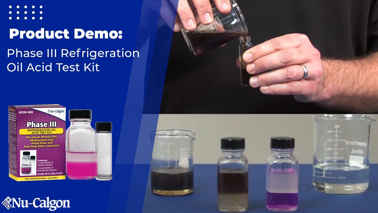 Product Demo: Nu-Calgon's Phase III Refrigeration Oil Acid Test Kit