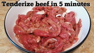 How To Tenderize Beef For Chinese Stir Fry Dishes - Easy And Cost Effective Method - Velveting Beef