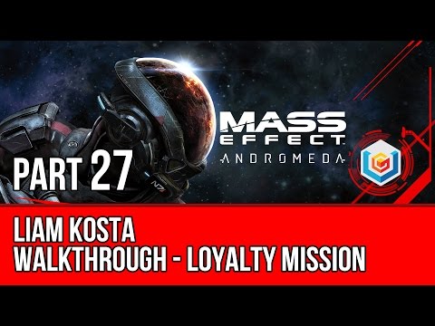 MASS EFFECT ANDROMEDA Walkthrough Gameplay Part 27 - Liam Loyalty Mission (Mass Effect 4)