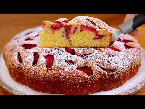 TORTA ALLE FRAGOLE Soffice e Pronta in pochi minuti!