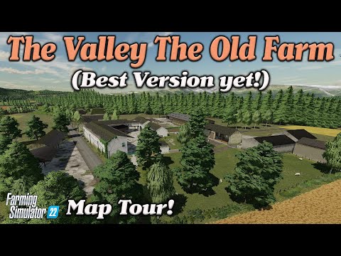 “The Valley The Old Farm” FS22 MAP TOUR! | NEW MOD MAP! | Farming Simulator 22 (Review) PS5.