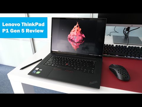 Lenovo ThinkPad P1 Gen 5 Mobile Workstation (I7-12800H, 16 4K, RTX 3070 Ti) Review