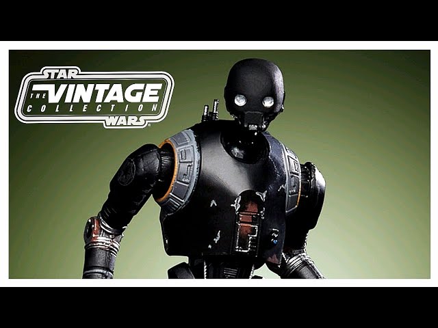 Vídeo relacionado con Star Wars La colección Vintage, K-2SO (Kay-Tuesso), Star Wars: Andor, Figura de acción de 9,5 cm