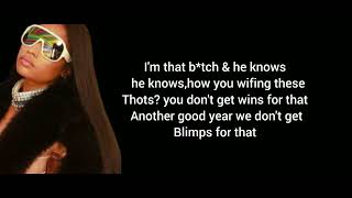 Nicki Minaj Swalla verse •lyrics.