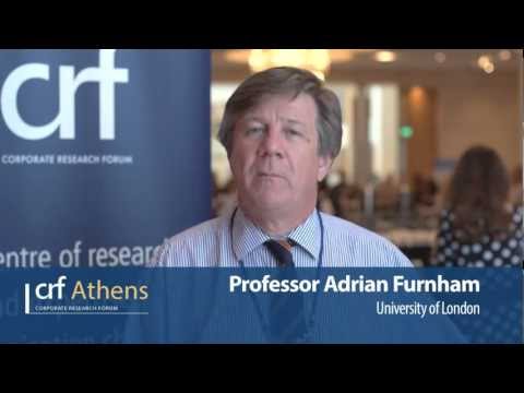 CRF 4th International Conference - speaker interview with Professor Adrian Furnham