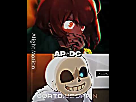 Sans Vs Chara #sans #chara #anime #anime1v1 #edit #1v1 #undertale