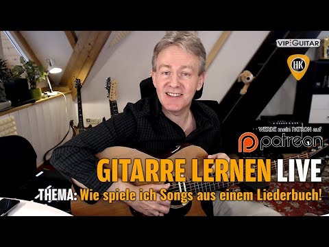 Wie spiele ich Songs aus einem Liederbuch - Beispiel "Das Ding 1" Gitarre und Gesang