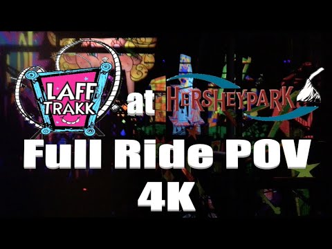 On-ride point of view of Laff Trakk