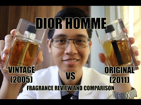 Dior Homme Vintage (2005) vs Dior Homme Original (2011) | Fragrance Review and Comparison