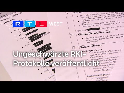 RKI-Papiere: Journalisten veröffentlichen ungeschwärzte Protokolle | RTL WEST, 23.07.2024
