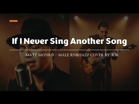 If I Never Sing Another Song -  Matt Monro - Male RNB/Jazz Cover