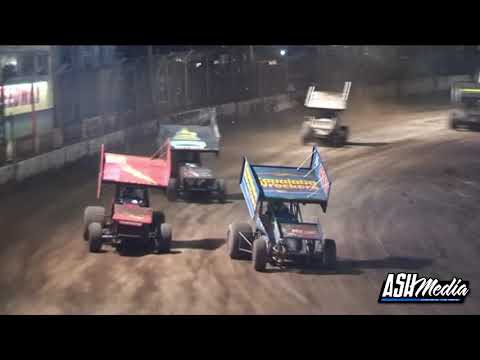 Sprintcars: 2008/09 Queensland Title - Prelim A-Main - Maryborough Speedway - 06.06.2009